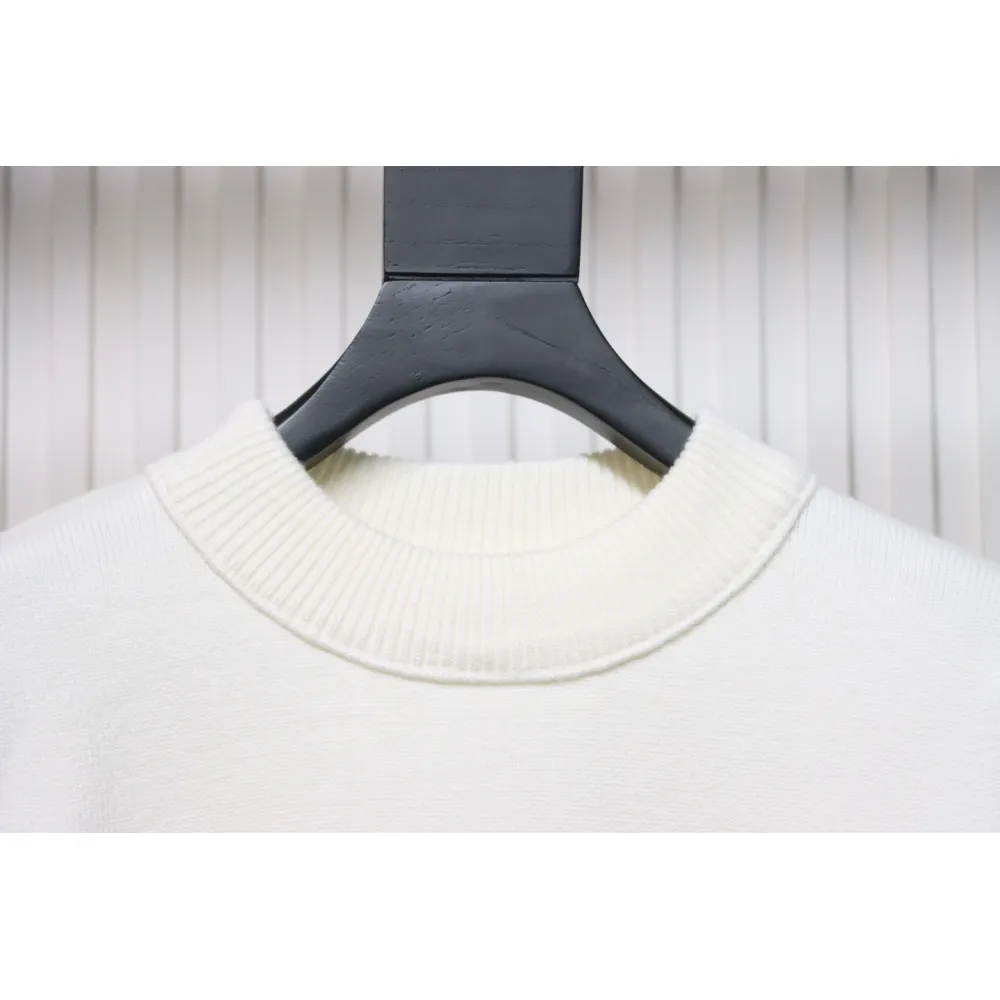 Ami Paris De Cœur Virgin Wool Sweater White CK WY3502024023