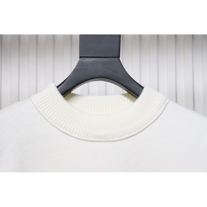 Ami Paris De Cœur Virgin Wool Sweater White CK WY3502024023