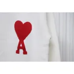 Ami Paris De Coeur Wool Crewneck Sweater White CK WH2902024017