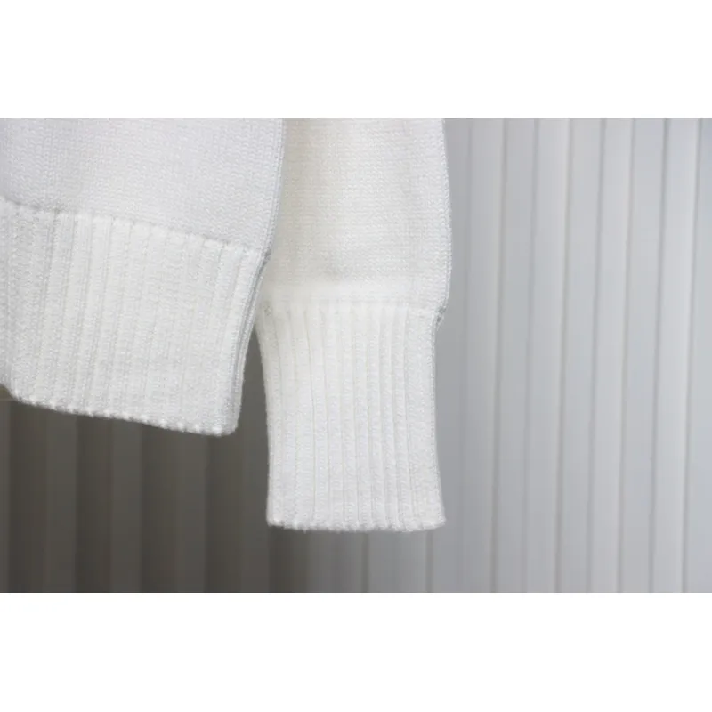 Ami Paris De Coeur Wool Crewneck Sweater White CK WH2902024017