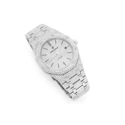 Audemars Piguet 15400ST Royal Oak Iced Out 41mm 01