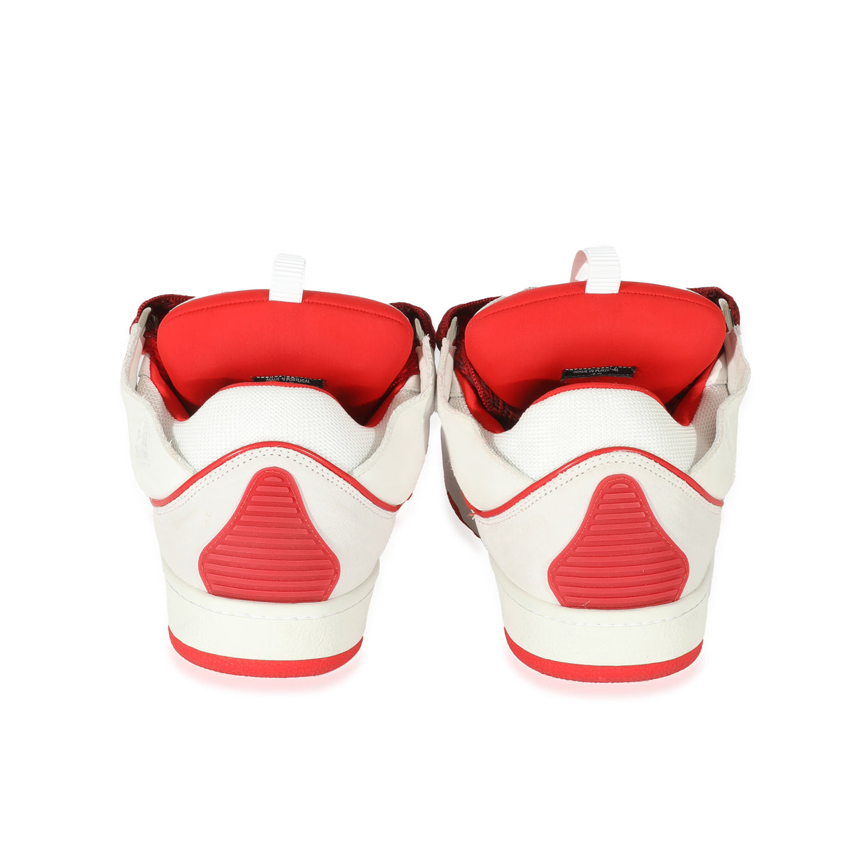 Lanvin Curb Sneaker White Red FM SKRK11 DRAP P230030