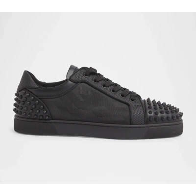 Christian Louboutin Seavaste 2 Orlato Flat Black 01