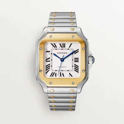 SANTOS MEDIUM MODEL DE CARTIER WATCH 01