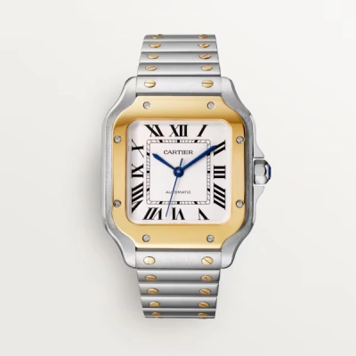 SANTOS MEDIUM MODEL DE CARTIER WATCH 01