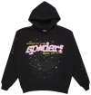 Sp5der P*NK V2 Hoodie Black