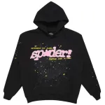 Sp5der P*NK V2 Hoodie Black