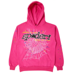 Sp5der P*NK V2 Hoodie Pink