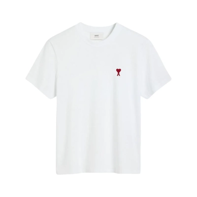 Amiri Red AMI De Coeur Unisex T-Shirt 01