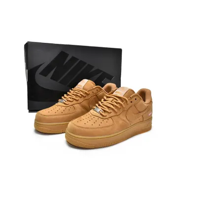 PK God Batch Supreme x Nike Air Force 1 Low Flax DN1555-200 02