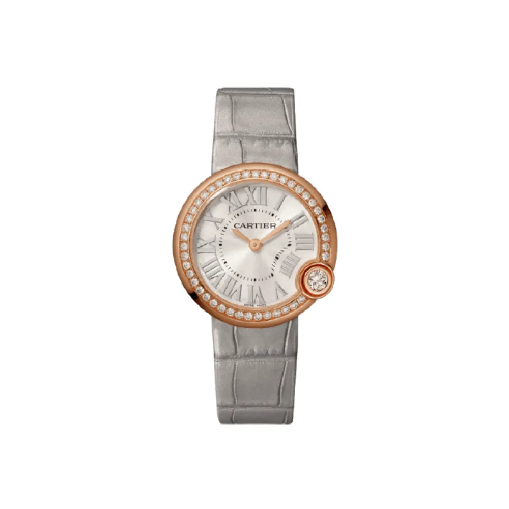 Cartier Ballon Blanc Dial Diamond Watch WGBL0004
