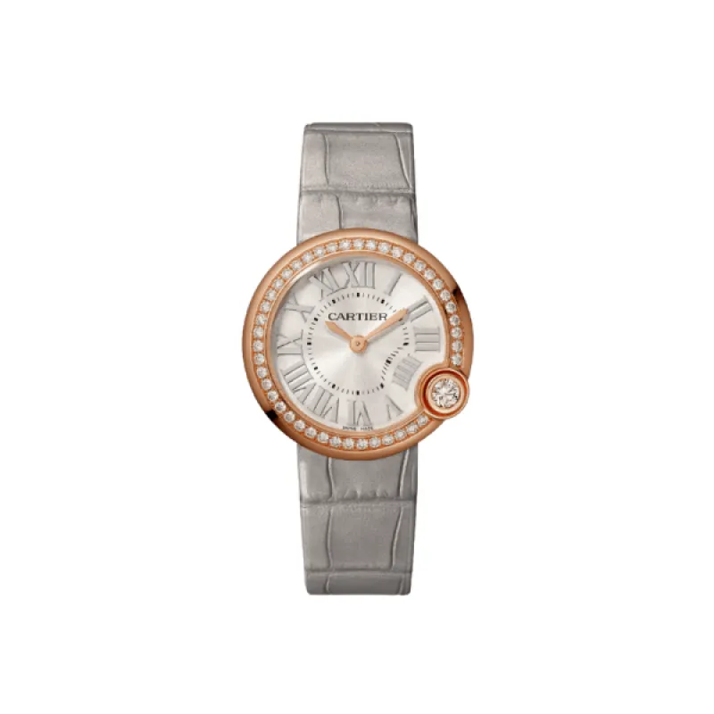 Cartier Ballon Blanc Dial Diamond Watch WGBL0004