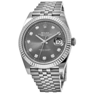 ROLEX Datejust 41 Steel & White Gold M126334-0006 01