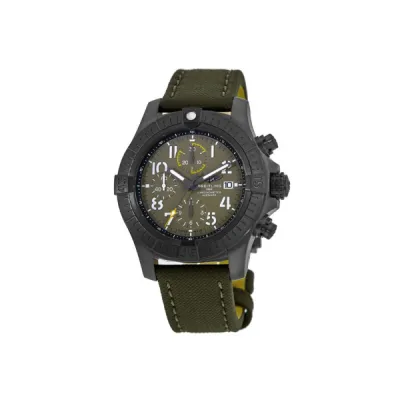 Breitling Avenger Chronograph 45 Night Mission Green Dial Ti Case Men's Watch V13317101L1X2 01