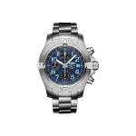 Breitling Avenger Chronograph GMT 45 Blue Dial Steel Men's Watch A24315101C1A1