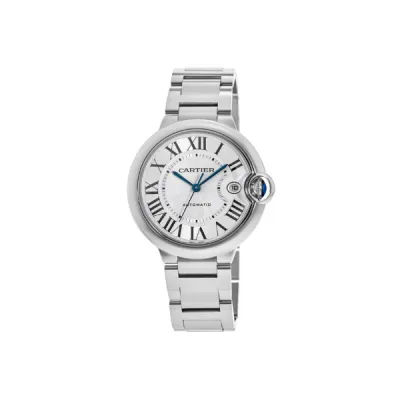 Cartier Ballon Bleu 42mm Silver Dial Automatic Men's Watch WSBB0049 01