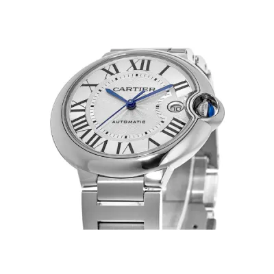 Cartier Ballon Bleu 42mm Silver Dial Automatic Men's Watch WSBB0049 02