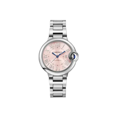 Cartier Ballon Bleu de Cartier Pink Dial Steel Women's Watch WSBB0068 01