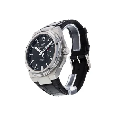 IWC Ingenieur Automatic Black Dial Crocodile Leather IW500501 02