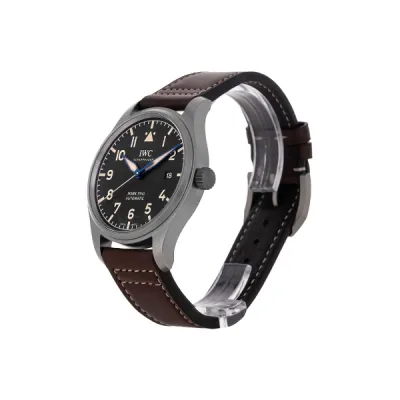IWC Pilot's Mark XVIII Automatic Black Dial Leather - BrownIW327006 02