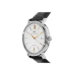 IWC Portofino Automatic Silver & Gold Dial Black Leather Strap Men's Watch IW356517