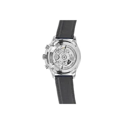 IWC Portugieser Automatic 7 Day Power Reserve Silver Blue Dial Leather Men's Watch IW500705 02