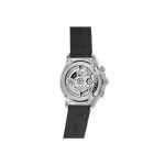 IWC Portugieser Automatic Chronograph Silver Dial Gold Markers Leathe Men's Watch IW371604
