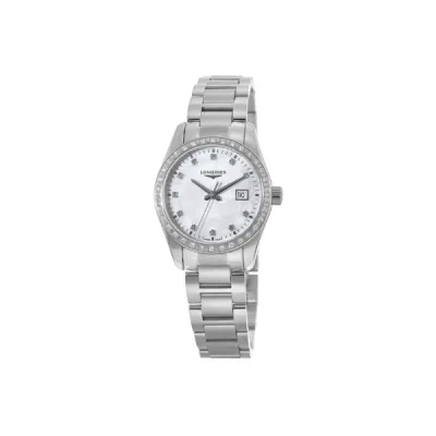 Longines Conquest Classic Diamond Steel Women's Watch L2.286.0.87.6 02
