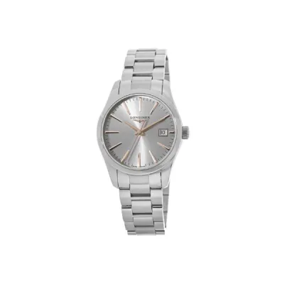 Longines Conquest Classic Silver Dial Stainless Steel Women's Watch L2.386.4.72.6 01