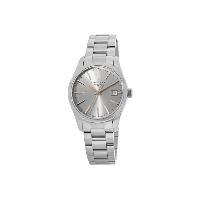 Longines Conquest Classic Silver Dial Stainless Steel Women's Watch L2.386.4.72.6
