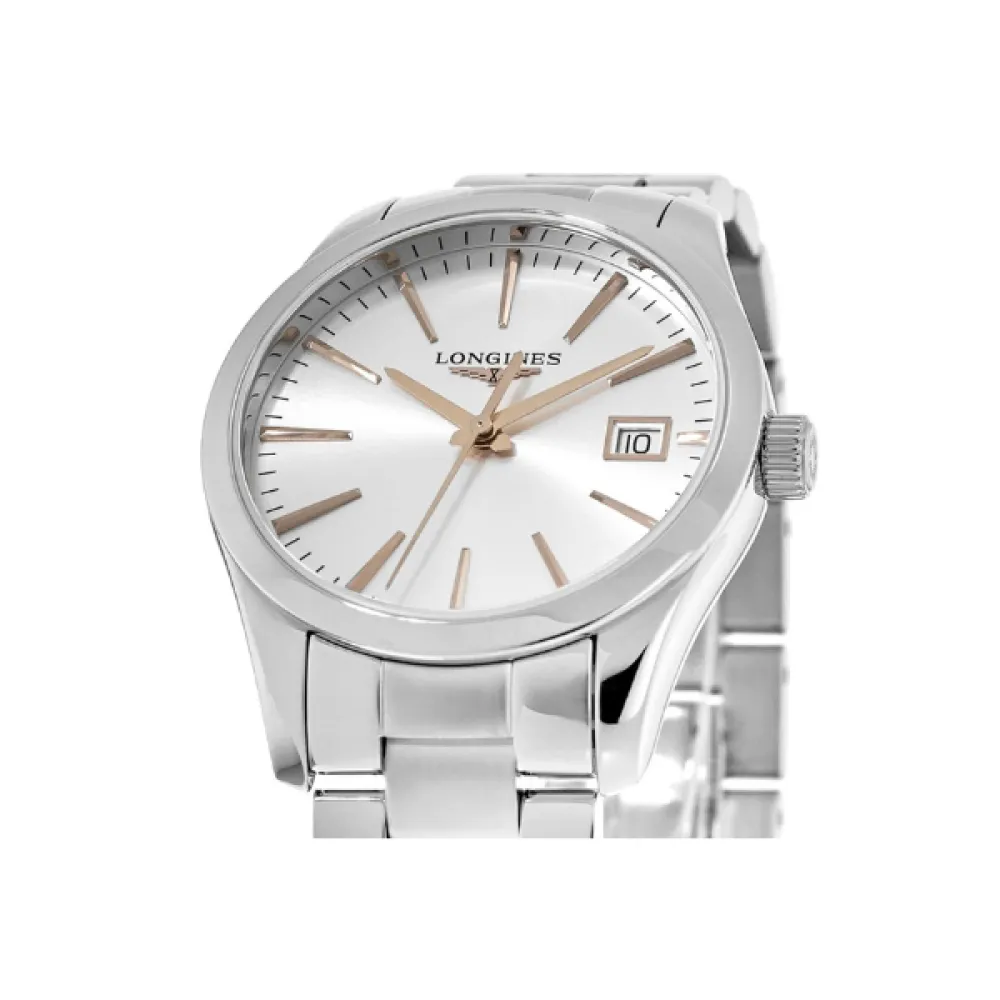 Longines Conquest Classic Silver Dial Stainless Steel Women's Watch L2.386.4.72.6