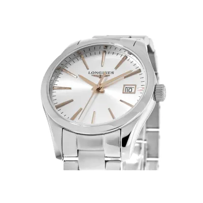 Longines Conquest Classic Silver Dial Stainless Steel Women's Watch L2.386.4.72.6 02