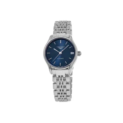 Longines Lyre Automatic Blue Stick Dial Steel Women's Watch L4.361.4.92.6 01