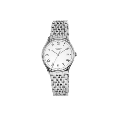 Longines Lyre Quartz 35mm White Dial Steel Unisex Watch L4.759.4.11.6 01