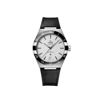 Omega Constellation Co-Axial Master Grey Dial Black Strap Men's Watch 131.33.41.21.06.001 01