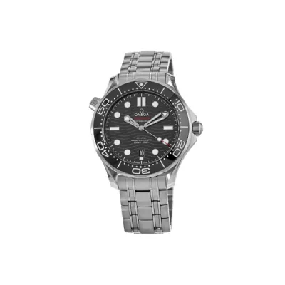 Omega Seamaster Diver 300M Automatic Black Dial Steel Bracelet Men's Watch 210.30.42.20.01.001 01