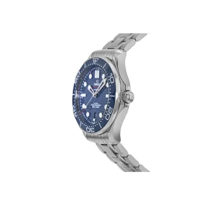 Omega Seamaster Diver 300M Blue Dial Steel Bracelet Men's Watch 210.30.42.20.03.001 02