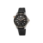 Omega Seamaster Diver 300M Sedna Gold Steel Rubber Strap Men's Watch 210.22.42.20.01.002
