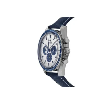 Omega Speedmaster 50th Silver Snoopy Award Blue Nylon Strap Men's Watch 310.32.42.50.02.001 02