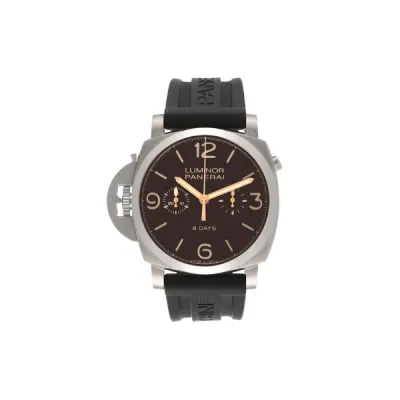 Panerai Luminor 1950 Chrono Monopulsate Left Handed Titanium Mens Watch PAM00579-58584 01