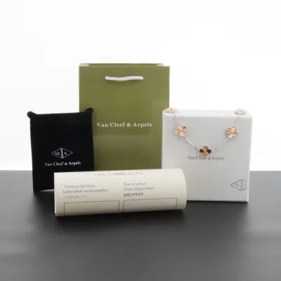 Van Cleef & Arpels Vintage Alhambra Bracelet 5 Motifs Rose Gold 220698280 02