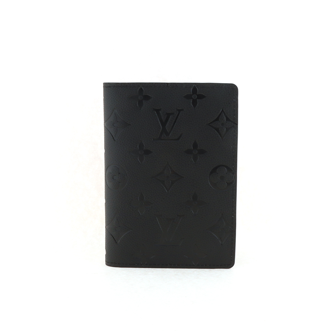 Louis Vuitton Passport Cover Wallet Black 230698290