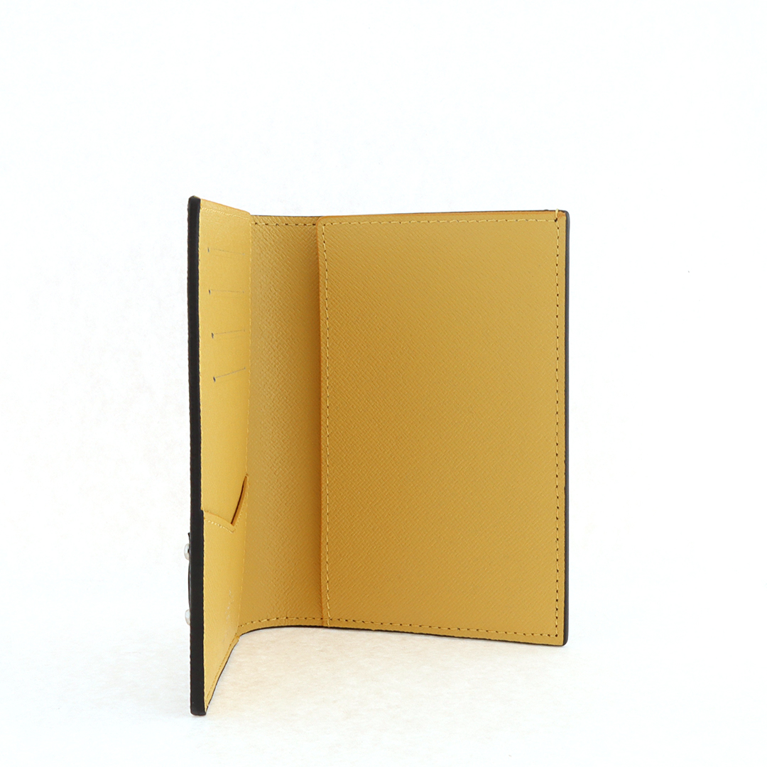 Louis Vuitton Pocket Organizer Wallet Monogram Eclipse Gaston Label Savane Yellow 230698290