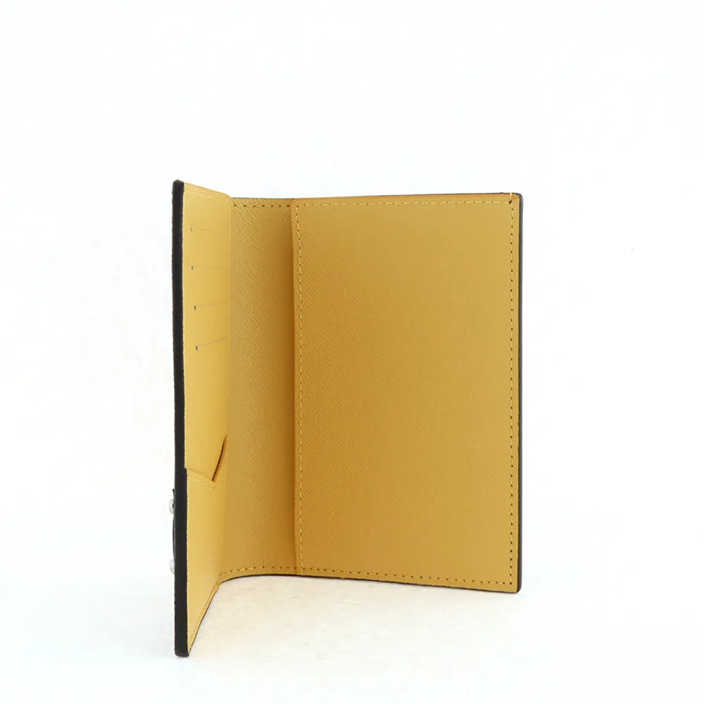 Louis Vuitton Pocket Organizer Wallet Monogram Eclipse Gaston Label Savane Yellow 230698290