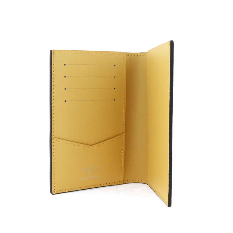 Louis Vuitton Pocket Organizer Wallet Monogram Eclipse Gaston Label Savane Yellow 230698290
