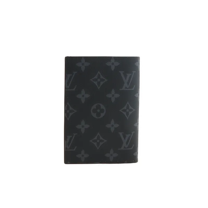 Louis Vuitton Pocket Organizer Wallet Monogram Eclipse Gaston Label Savane Yellow 230698290