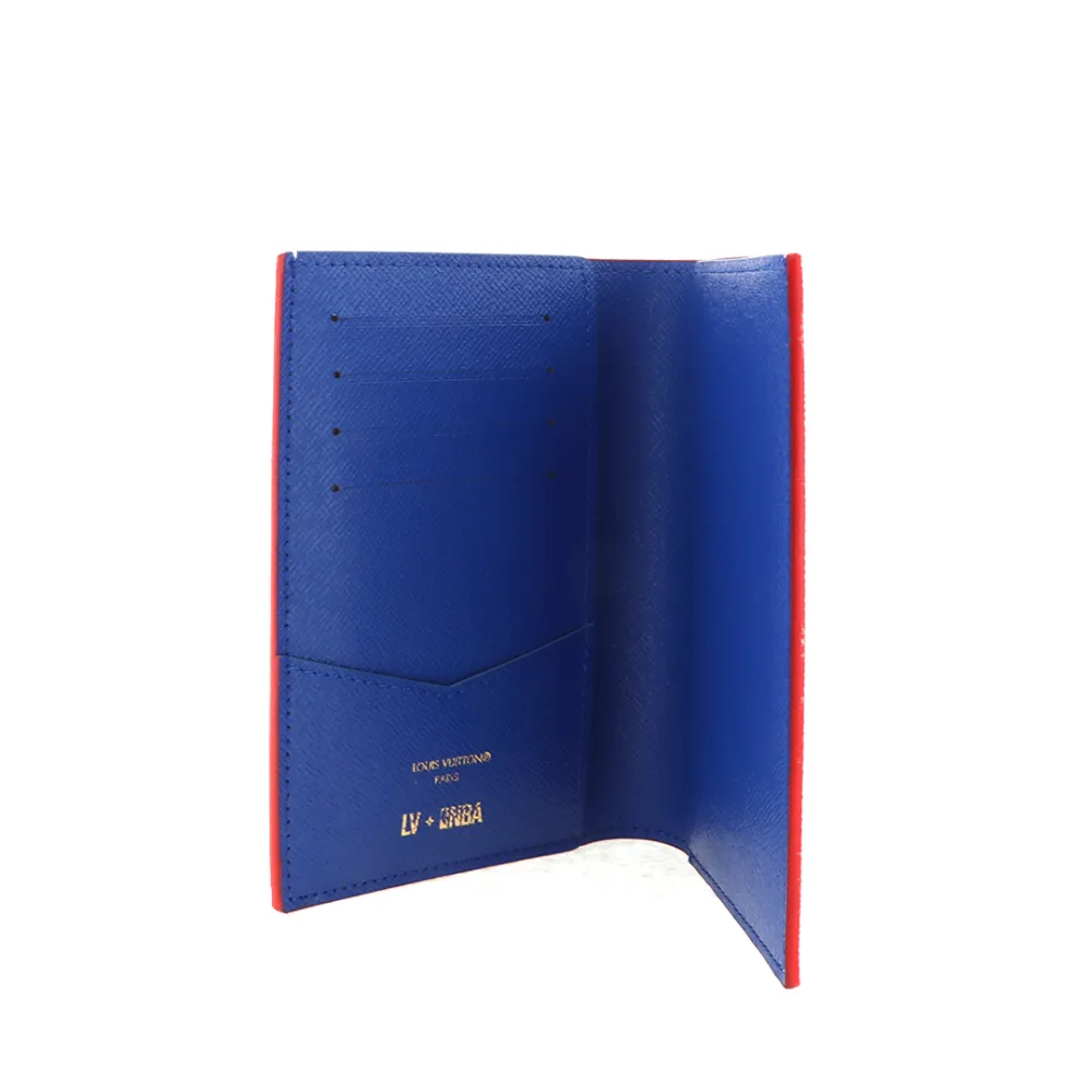 Louis Vuitton x NBA Printed Bifold Wallet White Blue 230698290