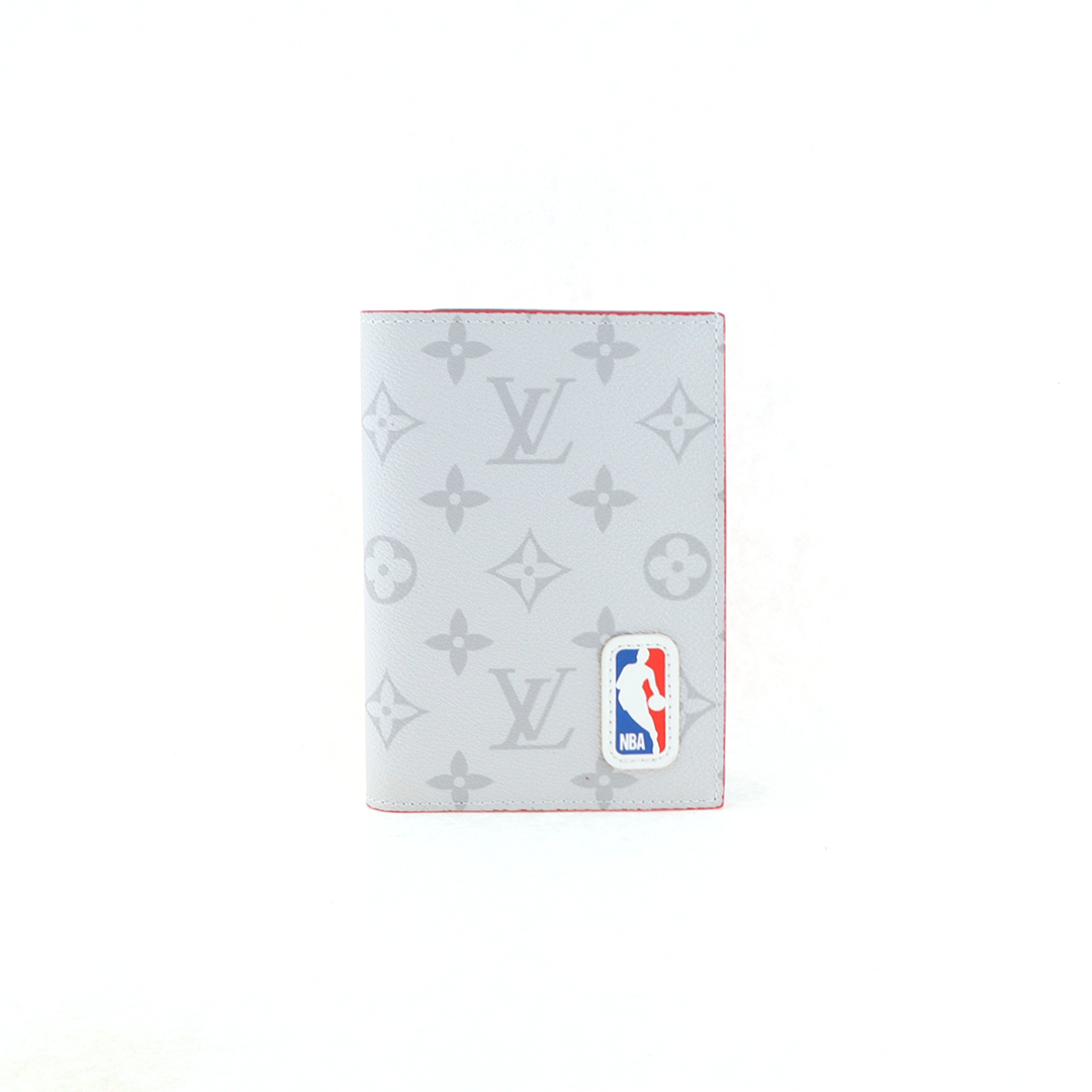 Louis Vuitton x NBA Printed Bifold Wallet White Blue 230698290