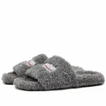 Balenciaga Furry Slide Grey （QC needs at least 5 days or more）