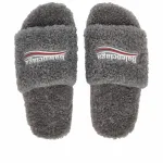 Balenciaga Furry Slide Grey （QC needs at least 5 days or more）